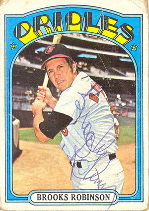 Brooks Robinson Autograph/Signed Card