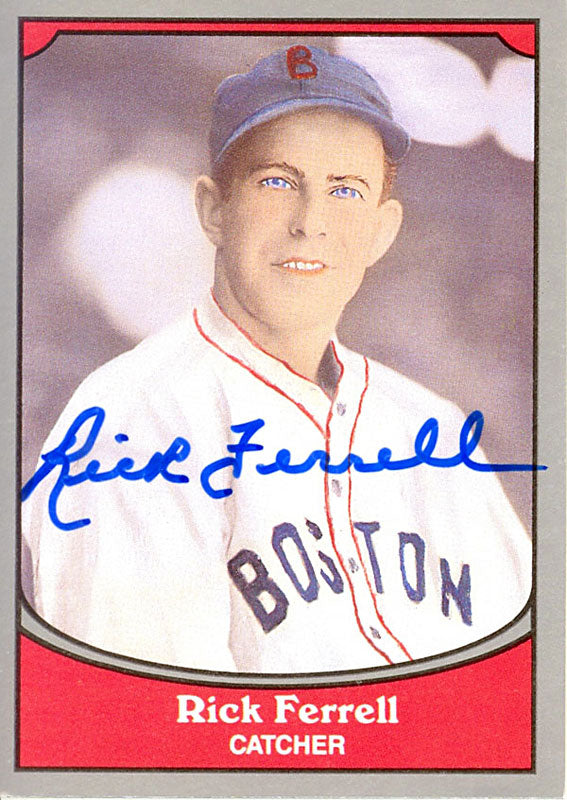 Rick ferrell Autograph/Signed 1990 Legends Card