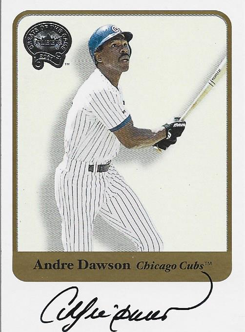 Andre Dawson Autographed 2001 Fleer Card