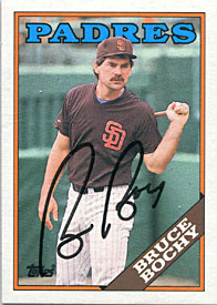 Bruce Bochy Autographed/Signed 1988 Topps Card