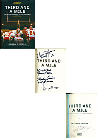 Warren Moon HOF 06 Signed Third and a Mile Book
