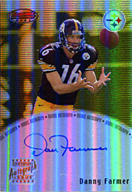 Danny Farmer Autographed / Signed 2000 Bowmans Best Rookie Card