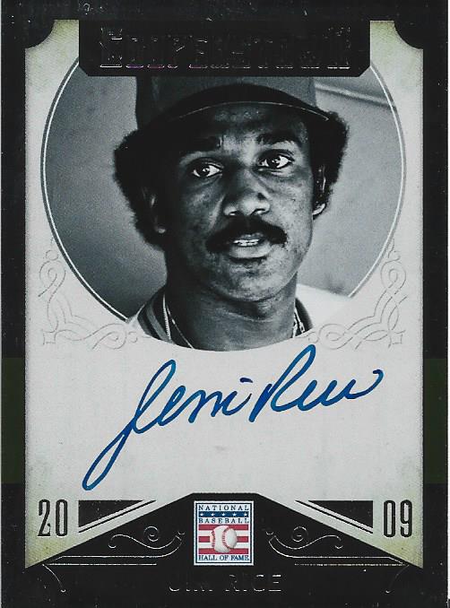 Jim Rice Autographed 2015 Panini Card