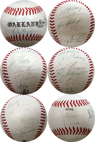 1990 Oakland Athletics Autographed / Signed Baseball