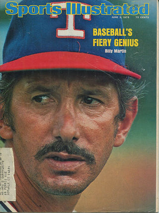 Billy Martin 1975 Sports Illustrated Magazine