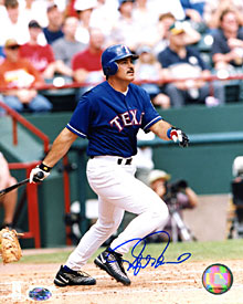 Rafael Palmeiro Autographed / Signed Texas Rangers 8x10 Photo