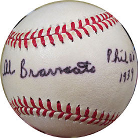 Al Brancato Autographed/Signed Baseball