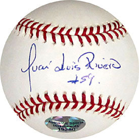 Juan Luis Rivera Autographed / Signed Baseball