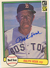Ralph Houk Autographed/Signed 1982 Donruss Card