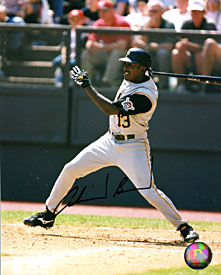 Adrian Brown Autographed / Signed Hitting 8x10 Photo