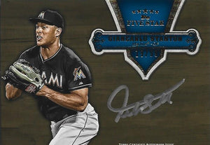 Giancarlo Stanton Autographed Five Star Topps Card #19/99