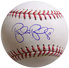 Burke Badenhop Autographed / Signed Baseball - Florida Marlins