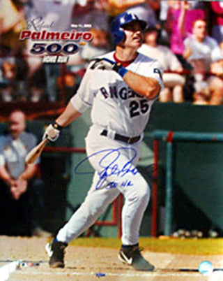 Rafael Palmeiro 500 HR Autographed / Signed 16x20 Photo