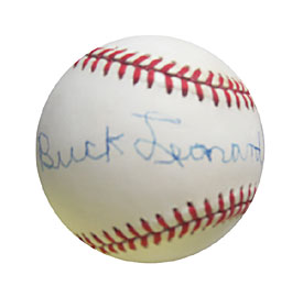 Buck Leonard Autographed / Signed Baseball (JSA)