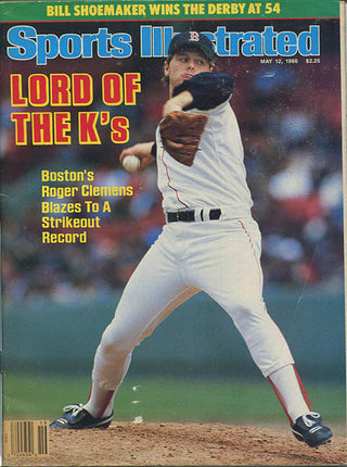 Roger Clemens Sports Illustrated Magazine - May 12 1986