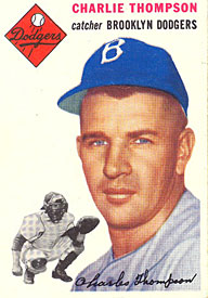 Charlie Thompson Topps Baseball Card