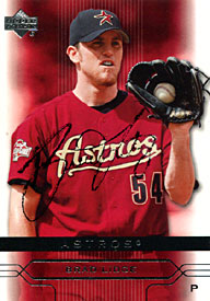 Brad Lidge Autographed / Signed 2004 UpperDeck No.86 Houston Astros Baseball Card