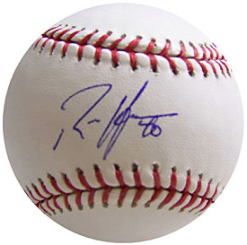 Rich Harden Autographed Baseball