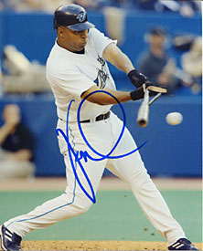 Vernon Wells Autographed/Signed 8x10 Photo