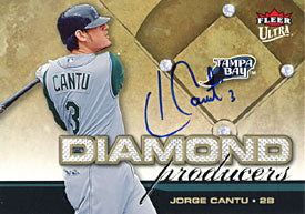 Jorge Cantu Autographed / Signed 2006 Fleer Tampa Bay Rays Baseball Card