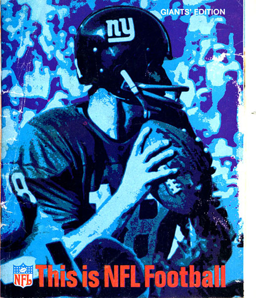 1967 NFL Schedule Mini Book (Giants Edition)