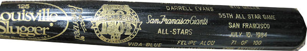 1984 All-Stars Commemorative Black Bat