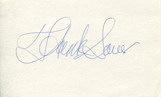 Hank Sauer Autographed / Signed 3x5 Card