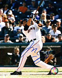Pedro Feliz Autographed / Signed Hitting 8x10 Photo
