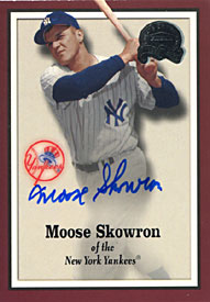 Moose Skowron Autographed / Signed 2000 Fleer No.70 New York Yankees Baseball Card