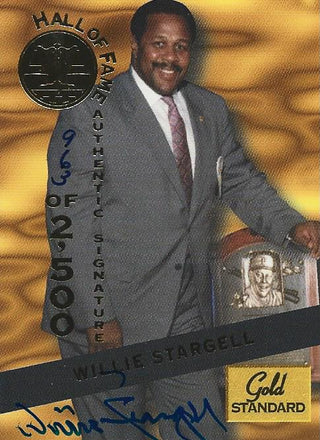 Willie Stargell Autographed 1994 Gold Standard Card #963/2500