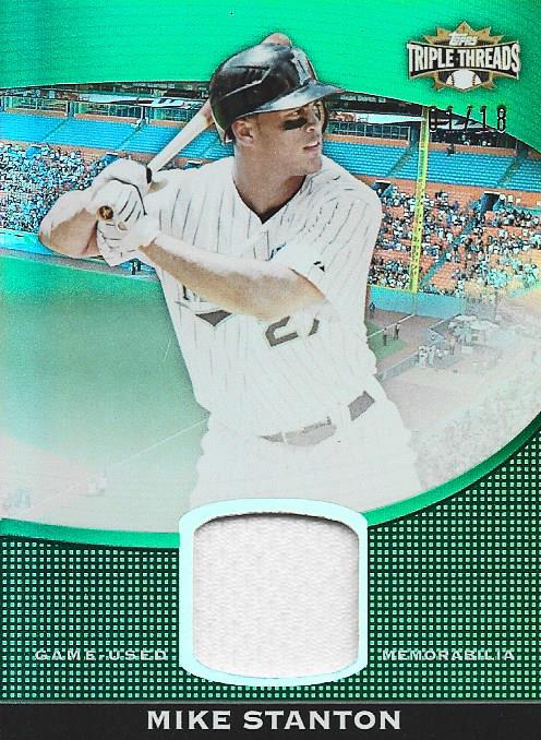 Mike Stanton Topps Triple Threads Card #1/18