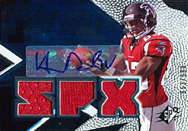Harry Douglas Signed 2008 UpperDeck Atlanta Falcons Football Rookie Card