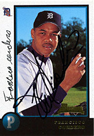 Francisco Cordero Autographed / Signed 1998 Bowman Rookie Card