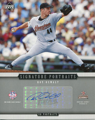 Roy Oswalt Autographed / Signed 2005 Upper Deck Signature Portraits 8x10 Card Photo