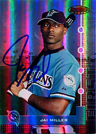 Jai Miller Autographed / Signed 2005 Bowman's Best Baseball Card