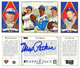 Max Patkin Autographed / Signed 1993 UpperDeck No.158 Baseball BAT Card