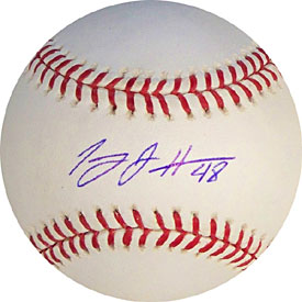 Tommy J. Hanson Autographed / Signed Baseball