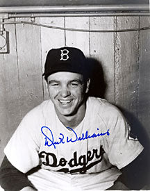 Dick Williams Autographed / Signed Brooklyn Dodgers 8x10 Photo
