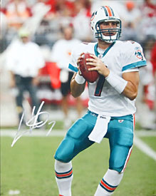 Chad Henne Autographed / Signed 16x20 Miami Dolphins Photo