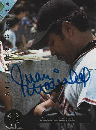 Juan Marichal 1994 Autographed Front Row Premium Card