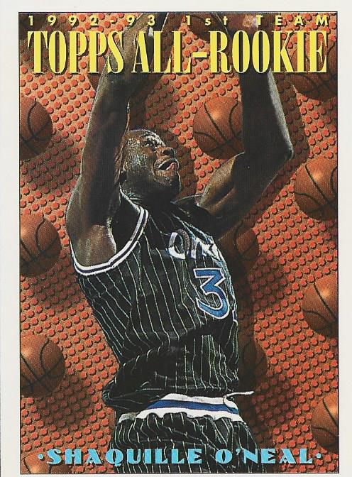 Shaquille O'Neal 1993 Topps All-Rookie Card