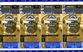 1995 Colorado Rockies World Series Phantom Tickets