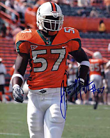 Javon Naton Autographed / Signed 8x10 Photo - University of Miami