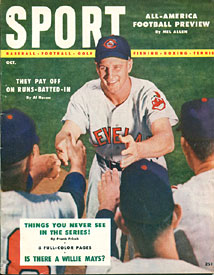 Al Rosen October 1954 Sport Magazine