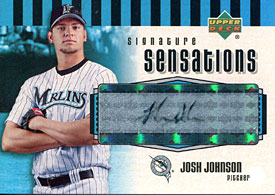 Josh Johnson Autographed / Signed 2006 Upper Deck Card