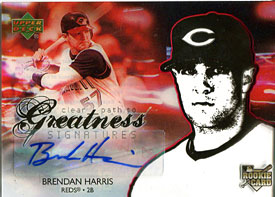 Brendan Harris Autographed / Signed 2006 Upper Deck Card