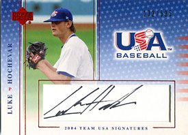 Luke Hochevar Autographed / Signed 2005 Upper Deck Card