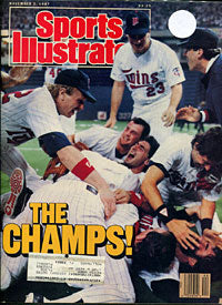 Twins are Champs Unsigned 1987 Sports Illustrated