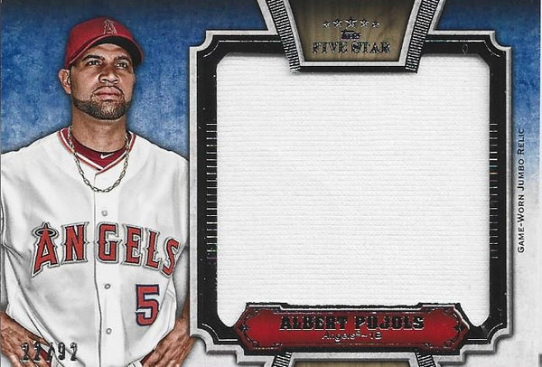 Albert Pujols Topps Card #22/92