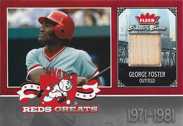 George Foster Fleer Bat Card